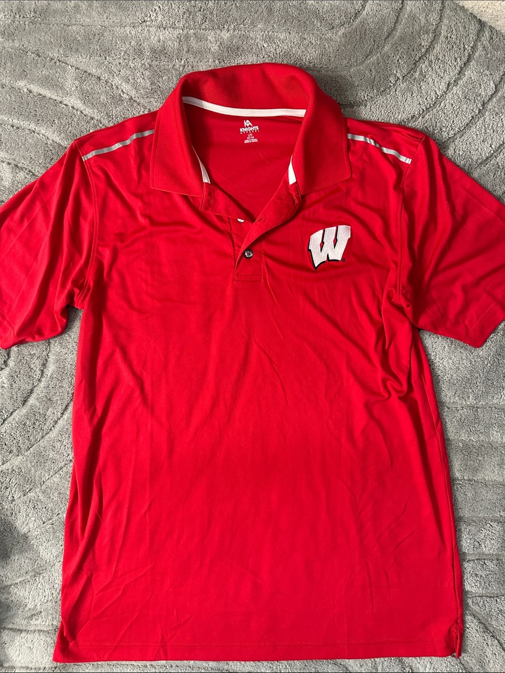 Knights Apparel Red Polo with “W” Chest Logo